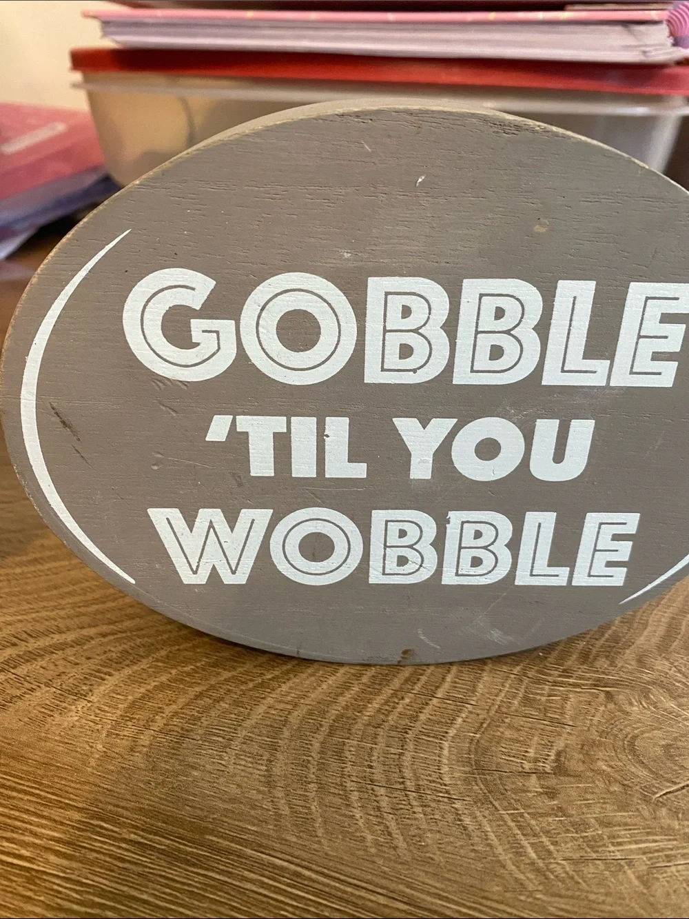 T.J.Maxx wooden turkey